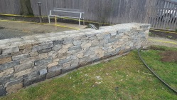 Stone veneer Wall